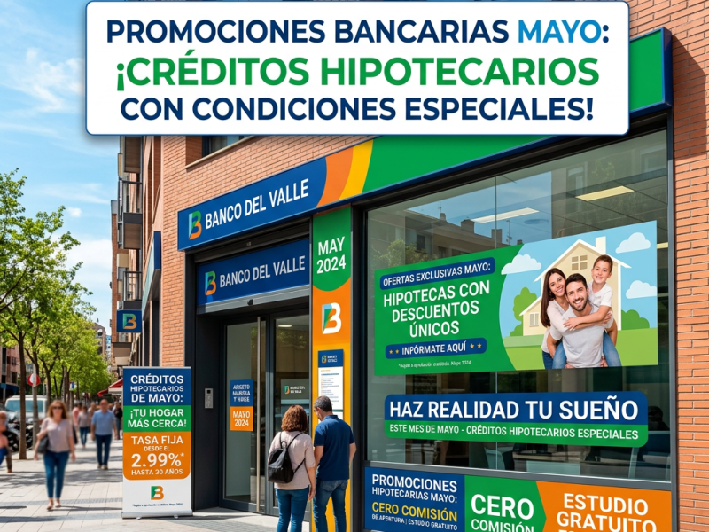 Aprovecha las promociones que tiene los bancos este mes de&nbsp;mayo.