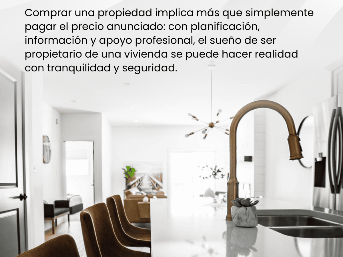🏡 Gastos y honorarios al comprar una propiedad: lo que debes considerar desde el&nbsp;inicio